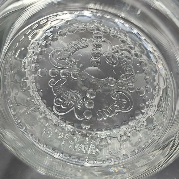 Vintage Crown Royal Black Embossed Cap Base Rocks Glass Whisky Lowball Barware 2 - Picture 6 of 6